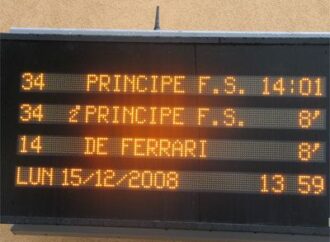 Genova. Sulle paline elettroniche Amt, partita la visualizzazione del “secondo” transito