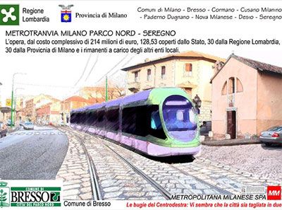 Milano. Dalla Corte dei Conti arriva 'si' a Metrotranvia Milano-Desio-Seregno e prolungamento M1, da Sesto Fs a Monza Bettola