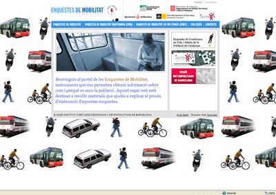 Barcellona. "L'Estudis Regionals i Metropolitans de Barcellona" ha realizzato un sito web sulla mobilità