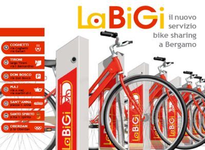 Bergamo. Arriva "La BiGi", il nuovo servizio bike sharing