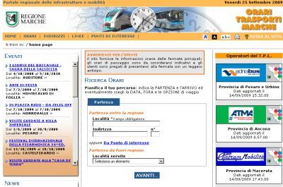 Ancona. Tpl: rinnovato il sito web regionale per informazioni sugli orari