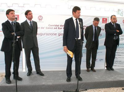 Roma. Inaugurati i cantieri dei lavori per i “Corridoi del tpl Eur-Mezzocammino Tor de’ Cenci ed Eur Laurentina-Tor Pagnotta-Trigoria”