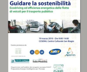 Cesena. Guidare la sostenibilità: venerdì 19 marzo convegno organizzato nell’ambito del progetto europeo FLEAT