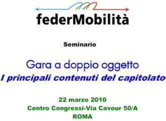 Roma. Liberalizzazione del tpl: la gara a doppio oggetto  