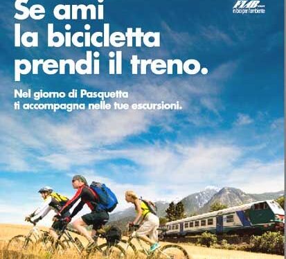 Roma. A Pasquetta tutti in treno con la bici