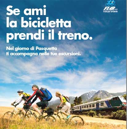 Roma. A Pasquetta tutti in treno con la bici