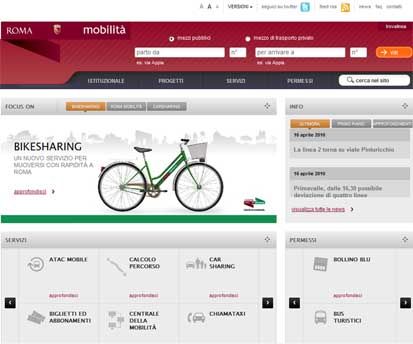 Roma. E’ on line il nuovo sito di Roma Servizi per la Mobilità