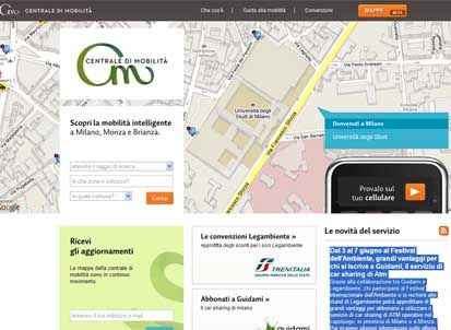 Milano. Legambiente presenta la prima centrale di mobilità italiana