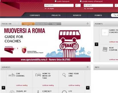 Roma Servizi per la Mobilità Srl presenta la versione inglese del sito web istituzionale