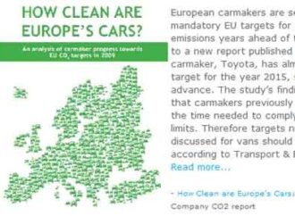 Roma. Emissioni Co2: i costruttori riducono quelle delle auto