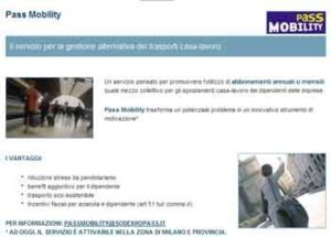 Milano. Il trasporto casa-lavoro diventa eco-sostenibile con Pass Mobility