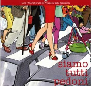 Bologna. Mille orme colorate hanno dato il via alla campagna “Siamo tutti pedoni”