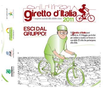Torino. Tutti in sella con il Giretto d'Italia 2011: Comuni in gara per favorire la mobilità ciclabile nelle città
