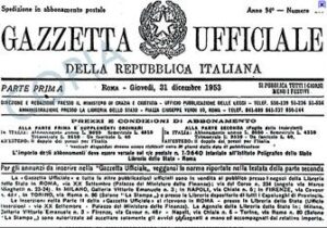 Roma. Pubblicato sulla G.U. il D.P.R. n. 113 sull’ abrogazione dell’art. 23-bis