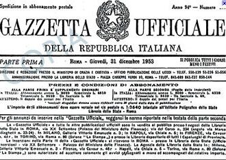 Roma. Pubblicato sulla G.U. il D.P.R. n. 113 sull’ abrogazione dell’art. 23-bis