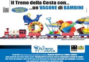 Rimini-Ravenna: in ferrovia con un vagone speciale per i bambini