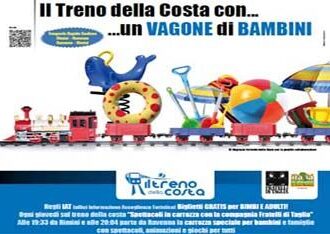 Rimini-Ravenna: in ferrovia con un vagone speciale per i bambini