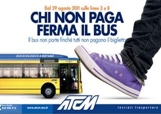 Modena. “Chi non paga ferma il bus”: ATCM lancia la nuova campagna anti-abusivi