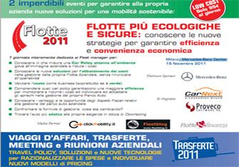 Milano. Flotte e Trasferte 2011: due eventi per una mobilità sostenibile