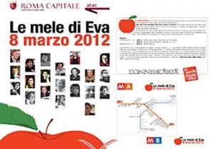 Roma. ‘Le mele di Eva’, domani, in nove stazioni della metropolitana