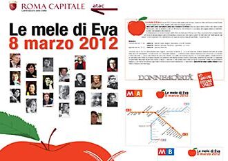 Roma. ‘Le mele di Eva’, domani, in nove stazioni della metropolitana