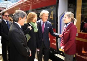 Roma. Al battesimo di Italo autorità, ospiti e cda