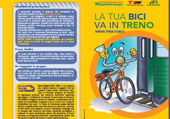 Bologna. “La tua bici va in treno” sulla Riviera Adriatica