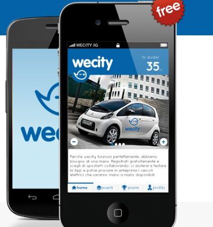Wecity: un’applicazione per la mobilità sostenibile