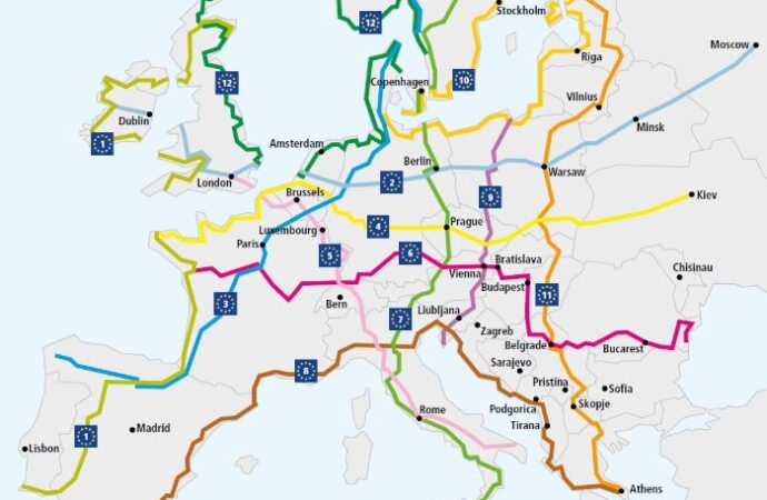 La rete di ciclovie EuroVelo è dentro le infrastrutture TEN-T