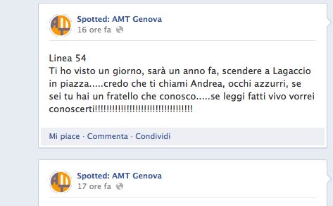 Spotted Amt, colpo di fulmine sul bus
