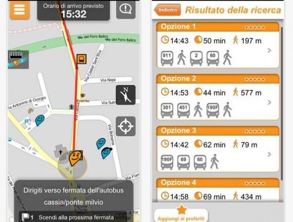Moovit, App per il trasporto pubblico