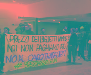 Rincaro Tpl, protesta a Brescia