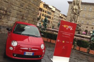 Firenze, arriva Enjoy. Car sharing targato Eni, in città 200 Fiat 500