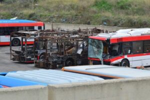Bari, Amtab, nel bilancio anche i 9 bus incendiati