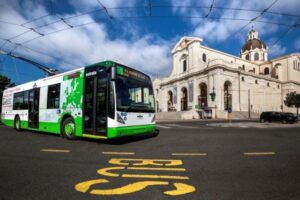 Cagliari: presentati i nuovi filobus 100% elettrici