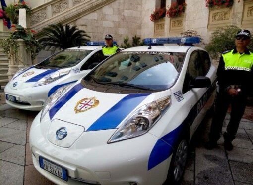 Cagliari: 7 auto elettriche per la Polizia Municipale