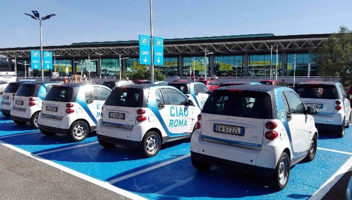 Roma: car2go atterra all’Aeroporto Internazionale Leonardo da Vinci