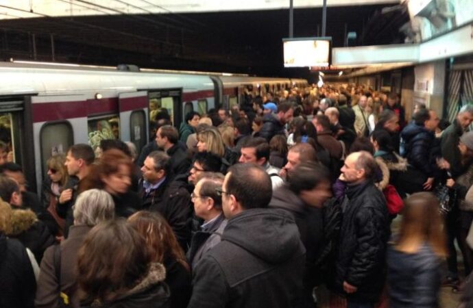 Roma: caos sulla linea B della metropolitana