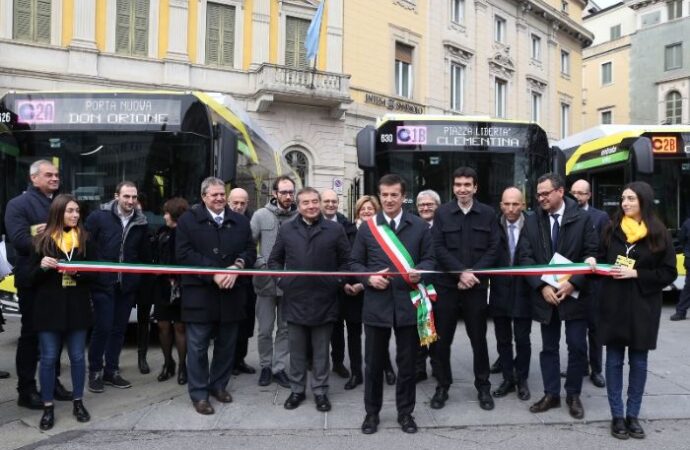 Bergamo: inaugurata la Linea C interamente elettrica