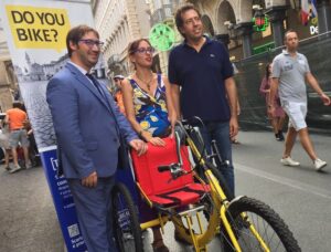 Torino: debutto del bike sharing dedicato ai disabili