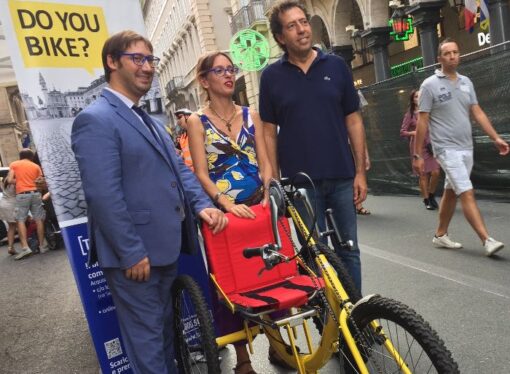 Torino: debutto del bike sharing dedicato ai disabili