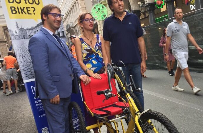 Torino: debutto del bike sharing dedicato ai disabili