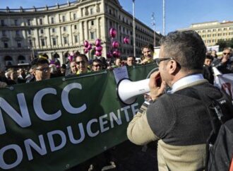 La protesta degli Ncc