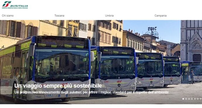 Online il nuovo sito di Busitalia