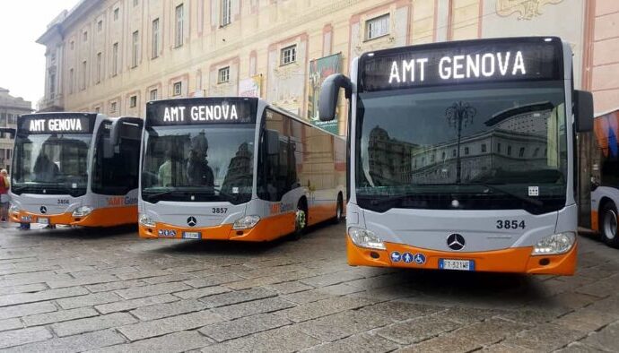 Genova: Amt, arrivati i nuovi bus Citaro