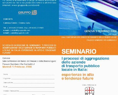 ROMA. TRASPORTI: LA PROVINCIA ADOTTA NUOVO PIANO DI BACINO