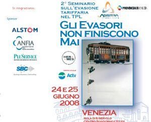 VENEZIA. GLI ITALIANI POPOLO DI EVASORI, SOPRATTUTTO SUI MEZZI PUBBLICI
