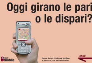 ROMA. ATAC MOBILE: NUOVE FUNZIONI PER LA MOBILITA' PUBBLICA E PRIVATA
