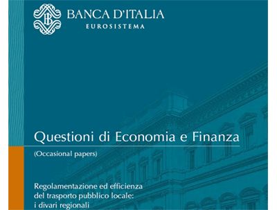 Roma. "Regolamentazione ed efficienza del tpl: i divari regionali" nella ricerca del servizio studi di Bankitalia