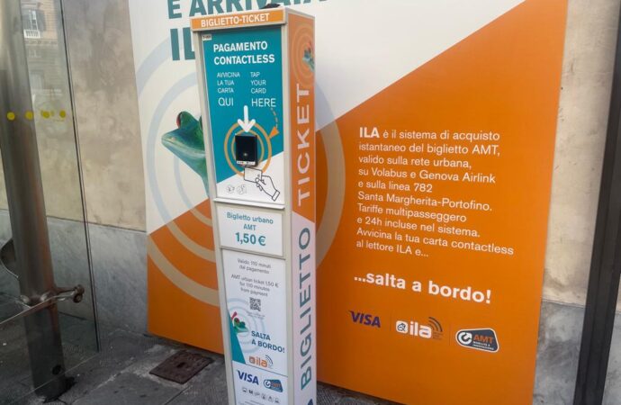 Genova: Amt, pagamenti contactless, al via la sperimentazione